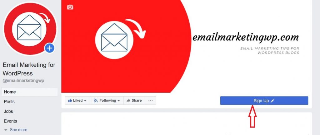 Build Email List subscribers from facebook
