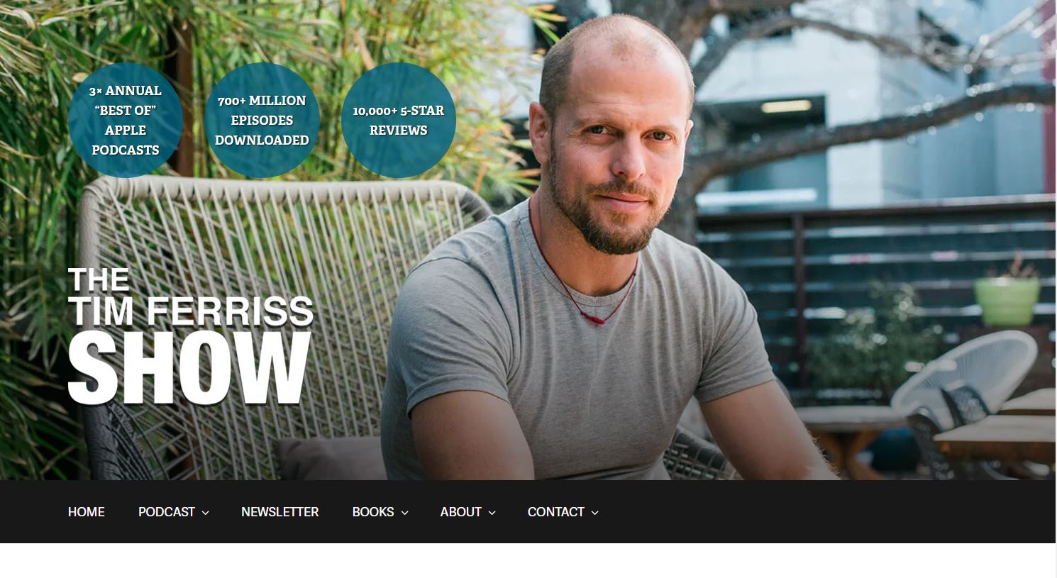 website technology tools used to build Tim Ferriss blog