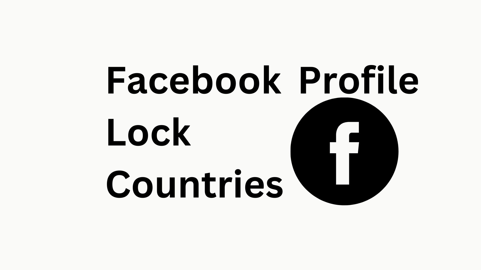 Facebook profile lock countries available